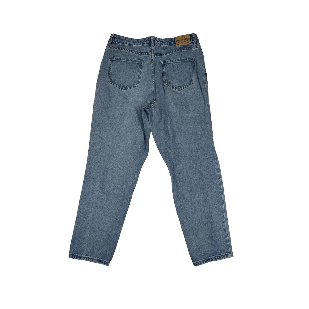 Unionbay Jeans Womens 13 High Rise Tapered Leg Denim Classic Fit Straight‎ Jeans